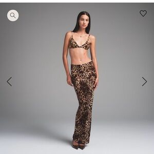 Dolce & Gabbana X Skims 
MILKY SHEER LONG SKIRT